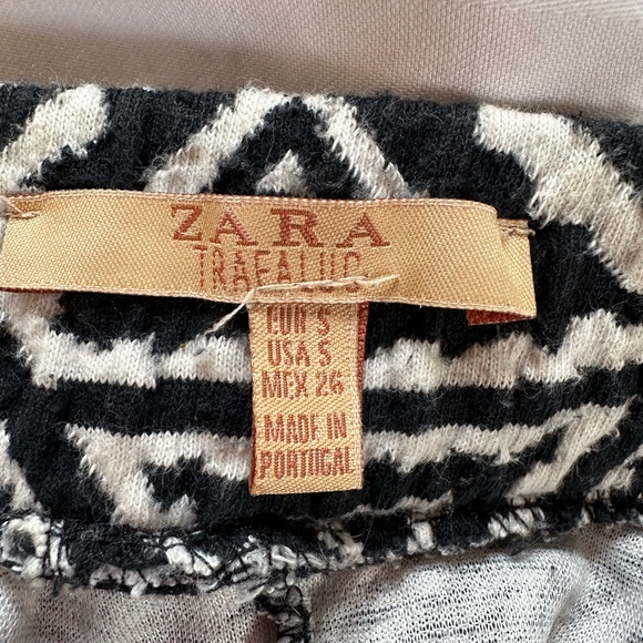 Zara black and white mini skirt Size S - Picture 4 of 7